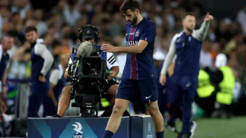 Kvaratskhelia foi substituído no primeiro tempo de PSG x Lens