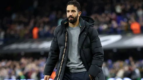 Ruben Amorim vive crise com o United. (Photo by Richard Pelham/Getty Images)