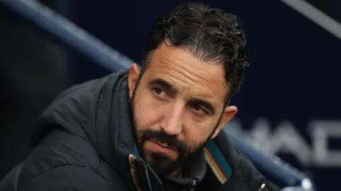 Ruben Amorim durante o clássico de Manchester na Premier League (Foto: Carl Recine/Getty Images)