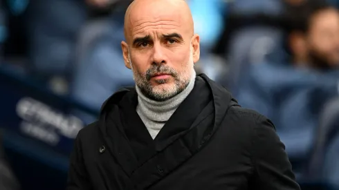 Guardiola, técnico do Manchester City. (Photo by Gareth Copley/Getty Images)