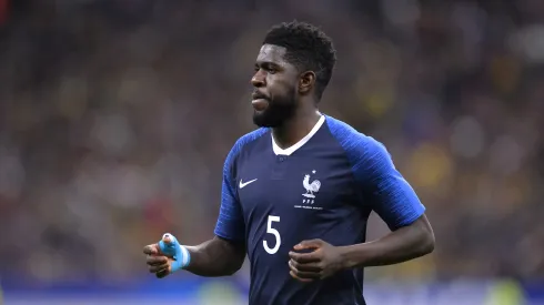 Umtiti jogando pela Seleção da França. Foto: Aurelien Meunier/Getty Images
