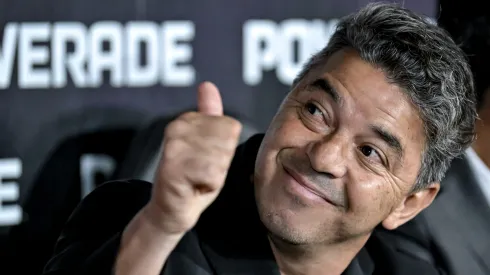 Técnico Marcelo Gallardo em jogo do River Plate. Foto: Marcelo Endelli