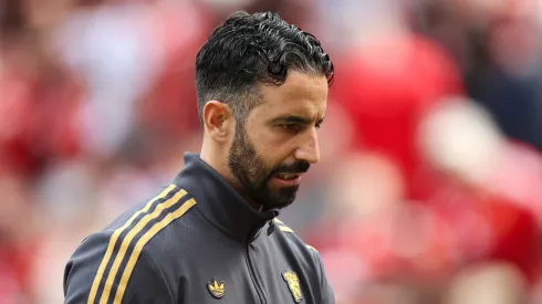 Ruben Amorim em registro durante amistoso de pré-temporada (Foto: Matt McNulty/Getty Images)