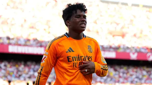 Ancelotti é direto e cita Vini Jr e Rodrygo como problemas para Endrick no Real Madrid. (Photo by Angel Martinez/Getty Images)