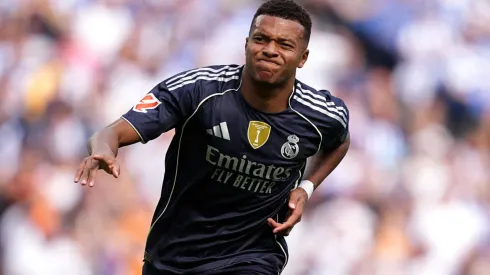 Mbappé comemora fase do Real Madrid.