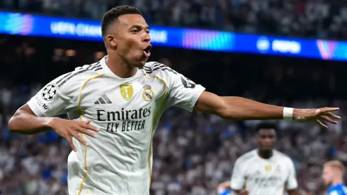 Mbappé decide vitória do Real Madrid. Foto: Mateo Villalba Sanchez/Getty Images