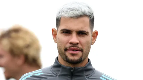 Bruno Guimarães, do Newcastle. (Foto: George Wood/Getty Images)