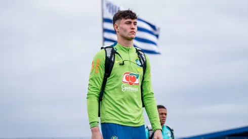Gabriel Menegon pela Seleção Brasileira Sub-17. Foto: Staff Images/CBF