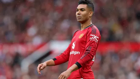 Casemiro, volante do Manchester United<br />
– Photo by Matt McNulty/Getty Images