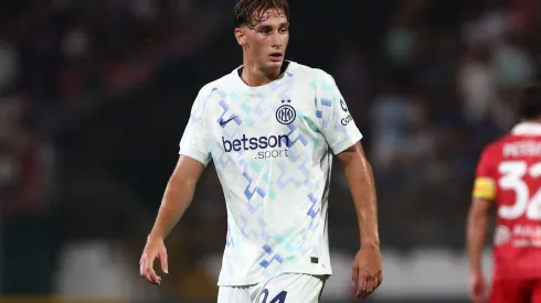 Pio Esposito, atacante da Inter de Milão – Photo by Marco Luzzani/Getty Images