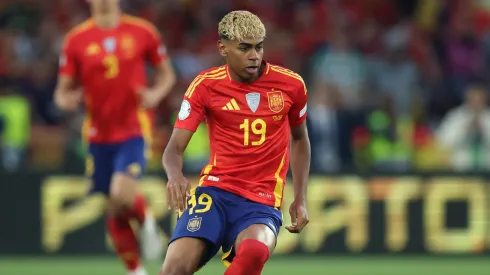 STUTTGART, Yamal jogando pela Espanha. Foto: Alex Grimm/Getty Images