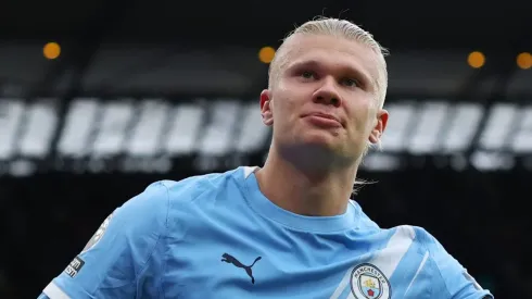 Haaland supera Neymar Jr em Champions League. Foto: Michael Regan/Getty Images