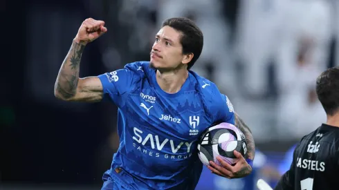 Darwin Núñez em jogo do Al-Hilal. Foto: Abdullah Ahmed