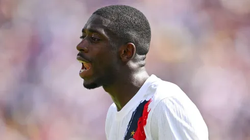 Dembélé durante a final do Mundial de Clubes (Foto: David Ramos/Getty Images)