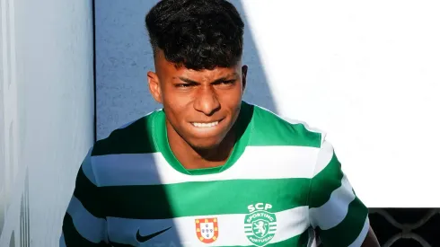 Alisson Santos pelo Sporting. Foto: Gualter Fatia/Getty Images