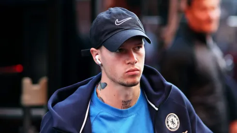 Afastado do Chelsea por acusação de doping, Mykhailo Mudryk treina com a seleção de atletismo da Ucrânia para tentar vaga nos Jogos Olímpicos de 2028 em Los Angeles. (Photo by Ryan Hiscott/Getty Images)