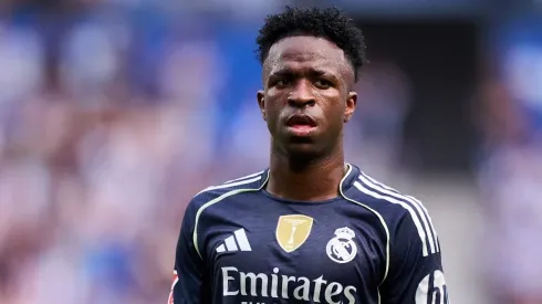 Vinicius Júnior não está feliz no Real Madrid. Foto: Juan Manuel Serrano Arce/Getty Images