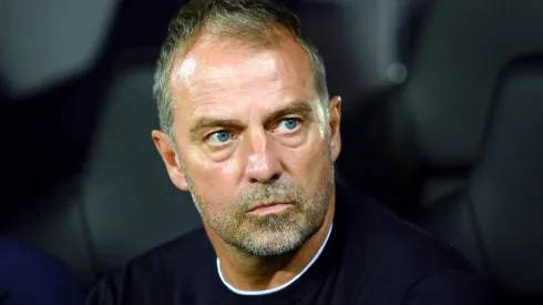 Hansi Flick, técnico do Barcelona. (Photo by Clive Mason/Getty Images)