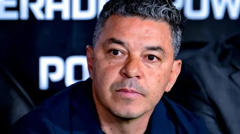 Gallardo, técnico do River Plate. (Photo by Marcelo Endelli/Getty Images)