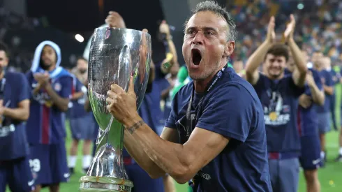 Luis Enrique foi campeão da Champions League com o PSG. (Photo by Claudio Villa/Getty Images)