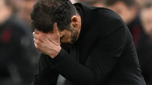 Simeone pode ser punido pela UEFA. Foto: Clive Mason/Getty Images
