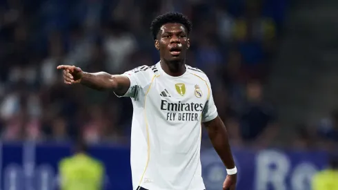 Tchouaméni jogando pelo Real Madrid. Foto: Juan Manuel Serrano Arce/Getty Images