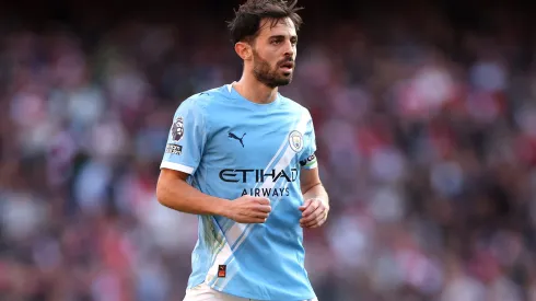 Bernardo Silva, craque do Manchester City. (Photo by Alex Pantling/Getty Images)