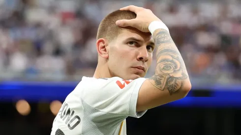 Mastantuono, do Real Madrid, descarta comparação com Lamine Yamal. (Photo by Florencia Tan Jun/Getty Images)