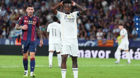 Vini Jr. em jogo do Real Madrid. Foto: Aitor Alcalde