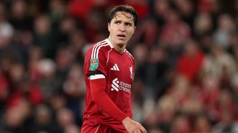 Chiesa jogando pelo Liverpool. Foto: Jan Kruger/Getty Images