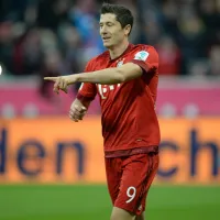 Reação de Guardiola quando Lewandowski marcou cinco gols em 9 minutos no Bayern de Munique