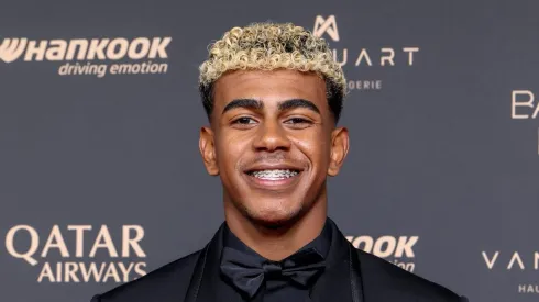 Lamine Yamal quer jogar ao lado de Julián Alvarez. Foto: Pascal Le Segretain/Getty Images