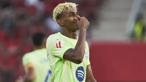 PSG é o grande objetivo de Lamine Yamal, do Barcelona, diz jornal espanhol. (Photo by Rafa Babot/Getty Images)