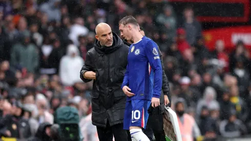 Palmer conversando com Enzo Maresca. Foto: Alex Livesey/Getty Images