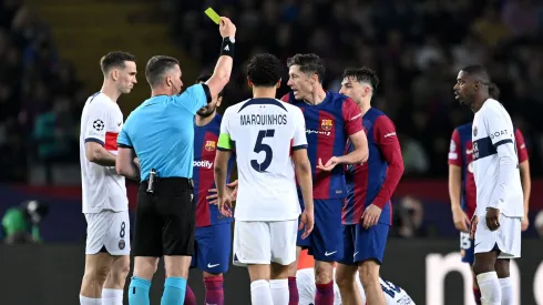 Duelo de volta entre Barcelona e PSG pela Champions em 2024 (Foto: David Ramos/Getty Images)