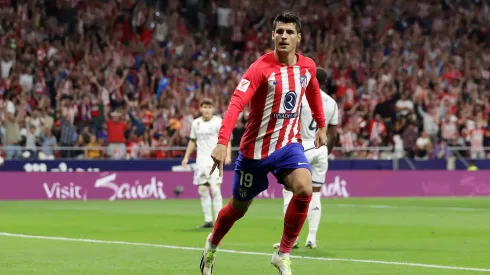 Morata comemorando gol contra o Real Madrid. Foto: Gonzalo Arroyo Moreno/Getty Images