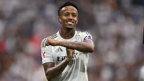 Éder Militão em ação pelo Real Madrid.