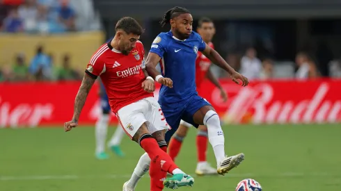 Jogadores de Chelsea x Benfica pelo Mundial de Clubes. Foto: Buda Mendes/Getty Images