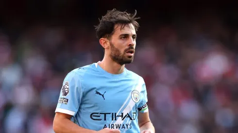 Bernardo Silva, meia do Manchester City. Foto: Alex Pantling