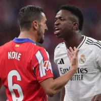 Vinícius Júnior rebate provocação de Koke sobre Mbappé ser superior no Real Madrid