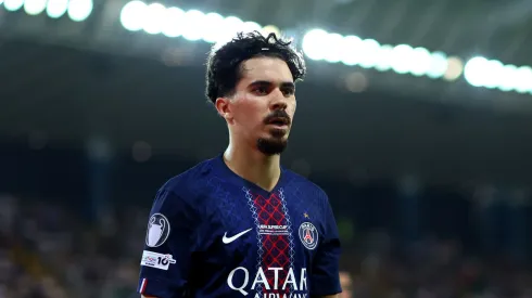 Vitinha durante jogo do PSG contra o Tottenham (Foto: Francesco Scaccianoce/Getty Images)