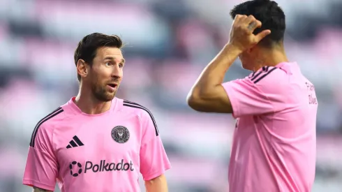 Messi e Suárez em jogo do Inter Miami