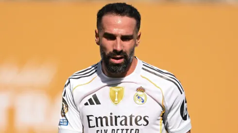 Carvajal durante partida do Real Madrid. (Foto: David Ramos/Getty Images)