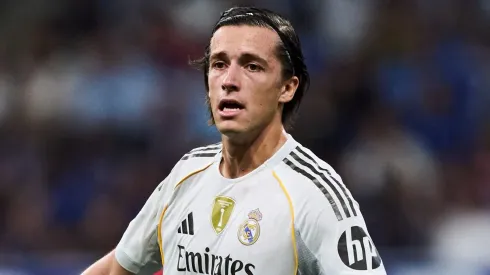 Álvaro Carreras, lateral do Real Madrid (Foto: Juan Manuel Serrano Arce/Getty Images)