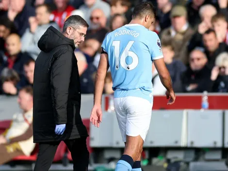 Rodri deixa o campo lesionado e acende alerta no City