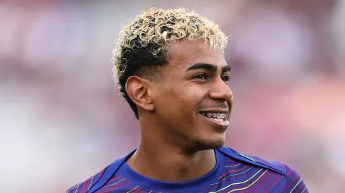 Lamine Yamal, do Barcelona. (Foto: Judit Cartiel/Getty Images)