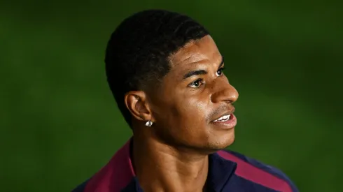 arcelona tentará convencer Manchester United a reduzir preço de Rashford. (Photo by Gareth Copley/Getty Images)