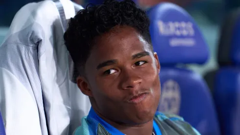 Endrick pode deixar o Real Madrid. Foto: Aitor Alcalde