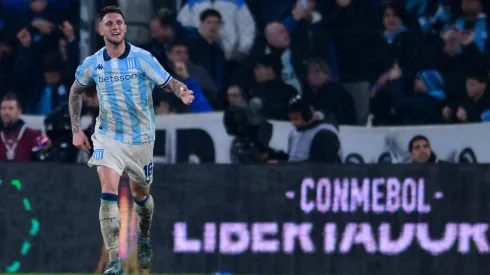 O zagueiro Franco Pardo em ação pelo Racing-ARG (Marcelo Endelli/Getty Images)