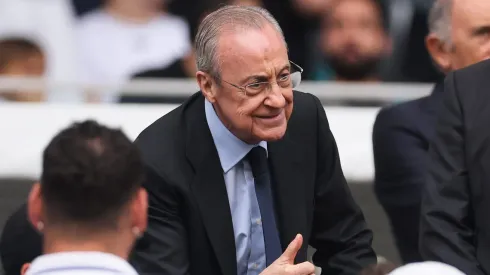 Florentino Pérez, presidente do Real Madrid (Foto: Michael Reaves/Getty Images)